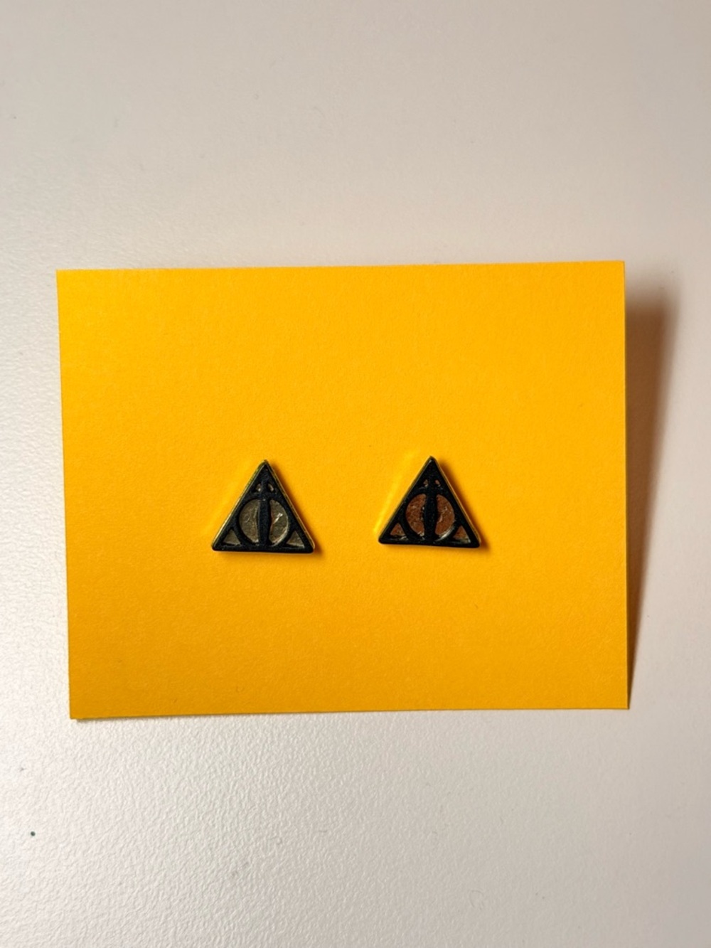 Harry Potter Deathly Hallows Stud Earrings